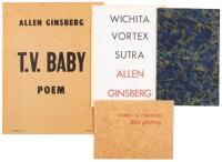 Four pamphlets by Allen Ginsberg - three signed