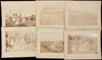 Nine original albumen photographs of Freestone, Sonoma County, California