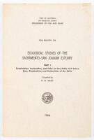 Ecological Studies of the Sacramento-San Joaquin Estuary, Part I