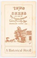 Town of Ceres: On Line of San Joaquin Division of Central Pacific Railroad, Stanislaus County, Cal. A Historical Stroll.