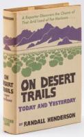 On Desert Trails