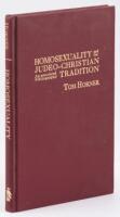 Homosexuality and the Judeo-Christian Tradition an Annotated Bibliography