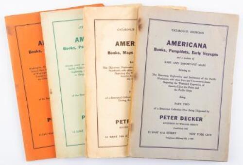 Four Catalogs of Americana