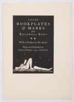 Later Bookplates & Marks of Rockwell Kent Prospectus