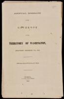 Annual Message of the Governor of the Territory of Washington, Delivered December 17th, 1862