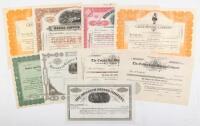 Eight Mining Stock Certificates