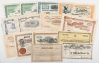 Gold Mining Stock Certificates