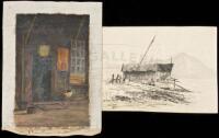 Original painting on canvas of Chinatown