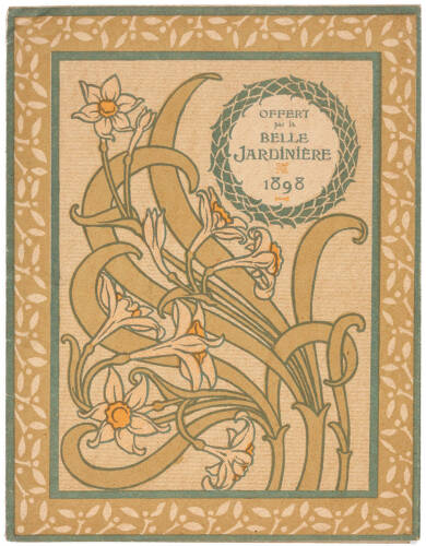 Offert par la Belle Jardiniere - 1898 French Calendar Illustrated by Boutet De Monvel and De Myrbach