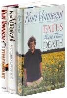 Three signed volumes by Kurt Vonnegut