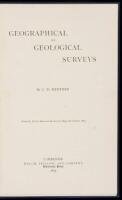 Geographical and Geological Surveys