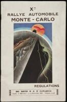 10me Rallye Automobile de Monte-Carlo. Organised by the International Sporting-Clu in Conjunction with the Automobile-Club of Monaca... Regulations, January 1931