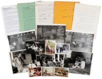 A selection of Timothy Leary related manuscripts and photographs