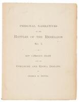 Personal Narratives of the Battles of the Rebellion No. 5 Kit Carson's Fight with the Comanche and Kiowa Indians.