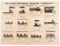 McCabe-Bierman Wagon Company Broadside
