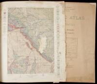 Geologic Atlas of the United States - sixteen volumes of Wyoming and Montana regions