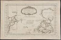 Carte Reduite des Parties Septentrionales du Globe, Situees Entre l’Asie et l’Amerique