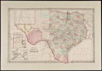 New Map of the State of Texas, Compiled from J. De Cordova's large Map