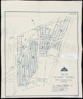 Map No. 2 of Highland Terrace, Oakland, Alameda County, California