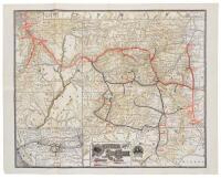 Map of the Denver and Rio Grande Railroad System