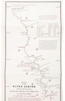 Map of the River Sabine from its Mouth on the Gulf of Mexico in the Sea to Logan's Ferry...Shewing the Boundary between the United States and the Republic of Texas... Drawn by Lieut. T.J. Lee