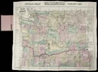 New Sectional, Township & County Map of Washington