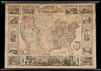 Pictorial Map of the United States 1847