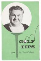 Golf Tips from Ed "Porky" Oliver