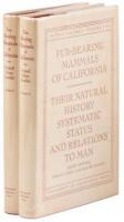 Fur-Bearing Mammals of California. Their Natural History, Systemic Status, and Relations to Man.