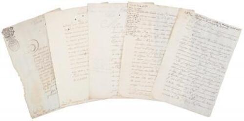 Five manuscript documents relating to Mexico's intercourse with the Philippines, and their relationship with Spain