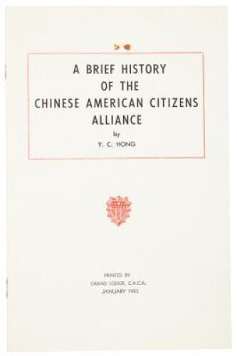 A Brief History of the Chinese American Citizens Alliance