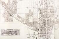 Map of the city of Colorado Springs, the town of Colorado City, and the corporations of West Colorado Springs, La Verne, East Colorado City, Glen View, Grand View and Calvert Heights