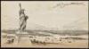 Postcard with a picture of the Statue of Liberty, signed by Bartholdi, who designed the statue