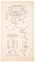 Drawing Showing the Roads, Cut-Off Trails and Every Named Tree (about 140)... in the Mariposa Grove of Big Trees, Mariposa County, California...
