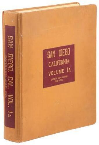 San Diego County Volume 1A (cover title)