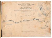 Plan and Profile of State Highway in Ventura County, between Westerly Boundary and ½ mile East of West Casitas Pass...