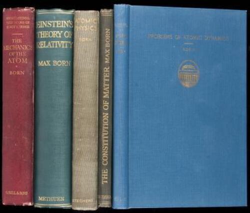 Five scientific works by Max Born