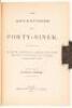 The Adventures of a Forty-Niner: An Historic Description of California, with Events and Ideas of San Francisco and Its People in Those Early Days - 2