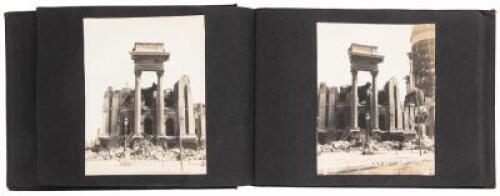 Photograph album depicting 1906 Earthquake in San Francisco