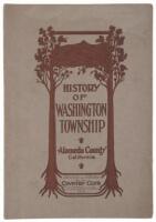 History of Washington Township, Alameda County, California (wrapper title)
