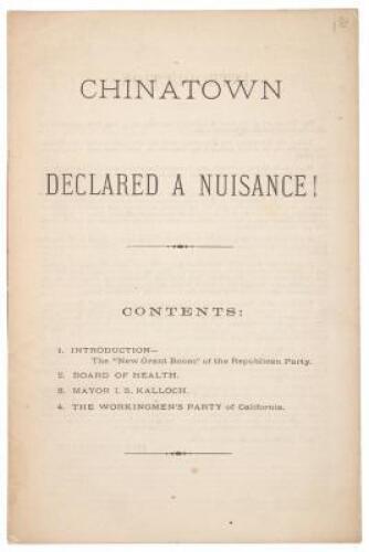 Chinatown Declared a Nuisance!