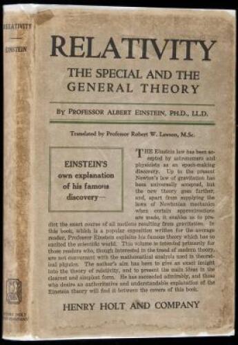 Relativity: The Special and General Theory.