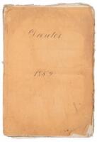 File of approximately 79 bandos, or proclamations, for the State of Puebla for the year 1869