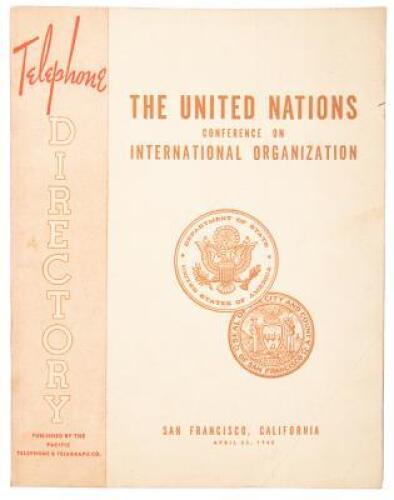 United Nations Conference on International Organization, Telephone Directory