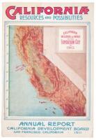 California Resources and Possibilities: Twenty-first annual report of the California Development Board for the year 1910. Submitted as of March 1911