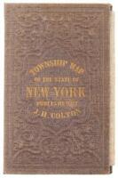 Colton's Railroad & Township Map of the State Of New York. With Parts of the Adjoining States & Canada