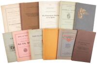 Lot of 11 volumes of California ephemera