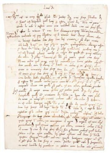 Letter from Bassano del Grappa to Venezia