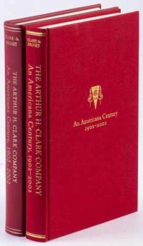 Two volumes of The Arthur H. Clark Company bibliography