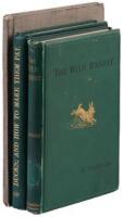 Three volumes on uncommon poultry - ducks, wild rabbits, and squab